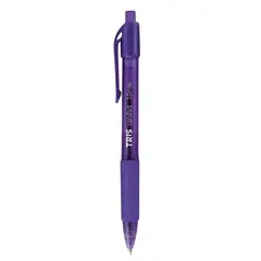 TRIS - Bolígrafo Retráctil Comfort 10mm Morado