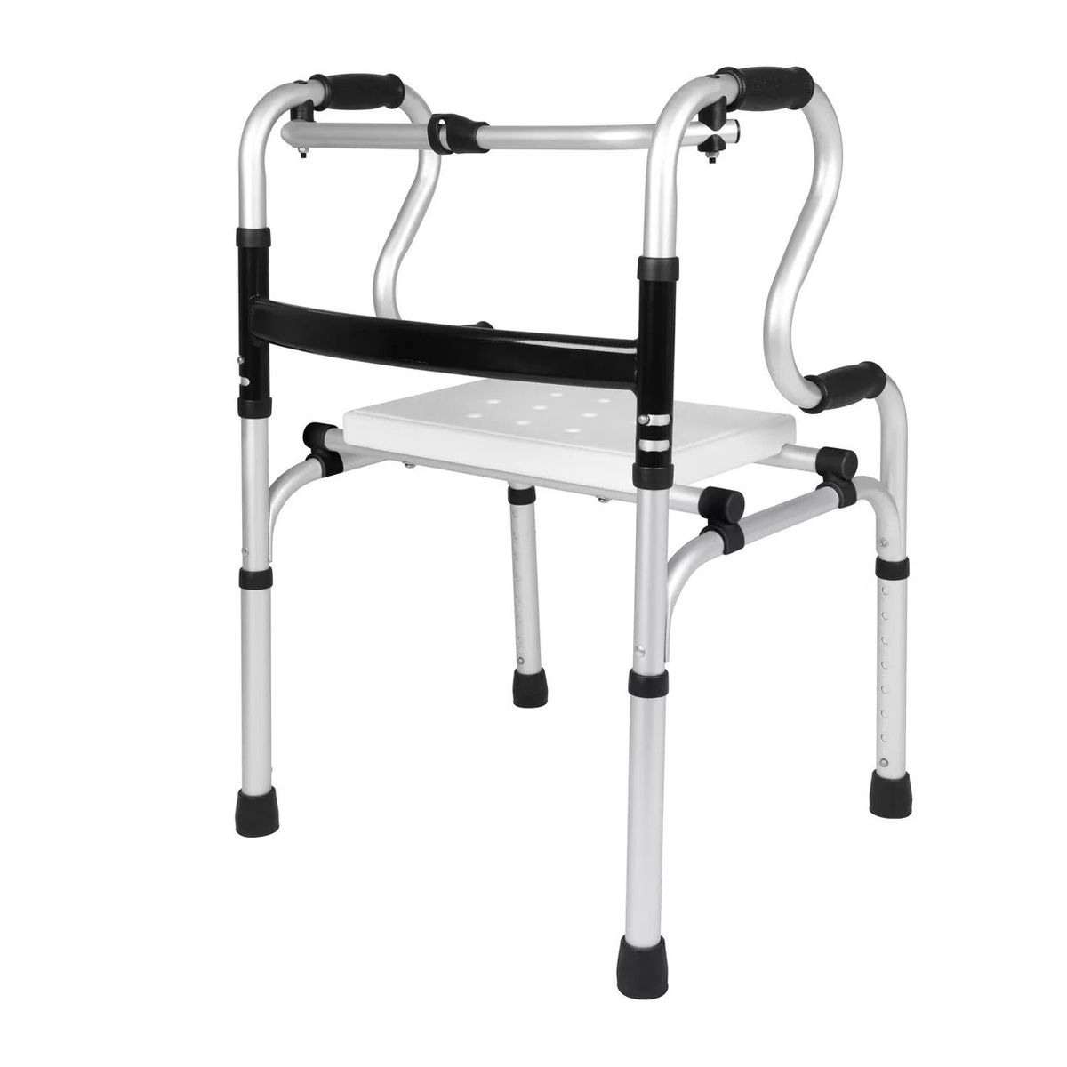 ONEDER - Silla De Ducha Portatil Y Andador Burrito Plegable 2 En 1 804E