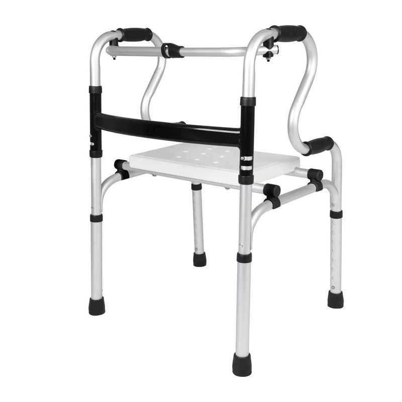 GENERICO - Silla De Ducha Portatil Y Andador Burrito Plegable 2 En 1 804E