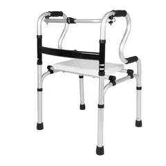 GENERICO - Silla De Ducha Portatil Y Andador Burrito Plegable 2 En 1 804E