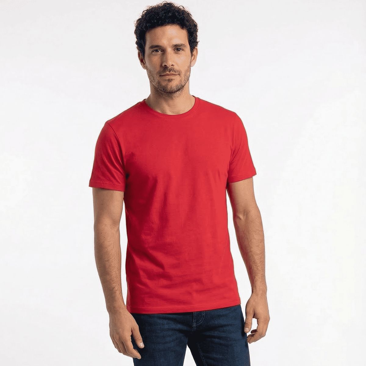 T-WORLD - Polera 100 % algodón manga corta básica 170 Grs. ideal para estampar