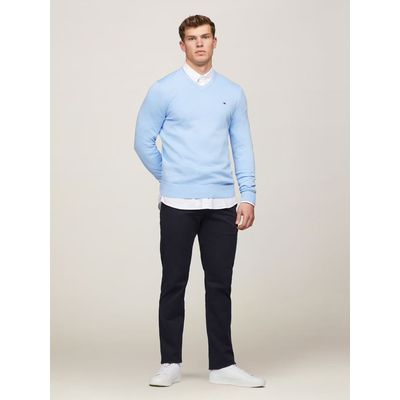 Imagen 2 del producto Sweater Básico Signature V-Neck Celeste