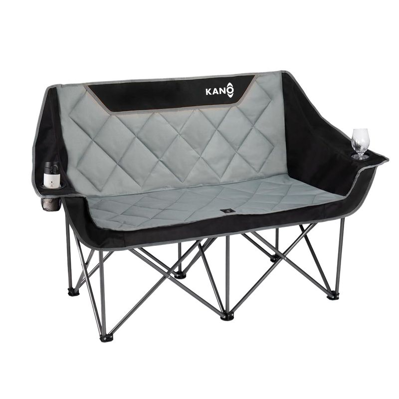 KANO - Sillón / Silla Doble Reforzada Plegable Colico para Camping