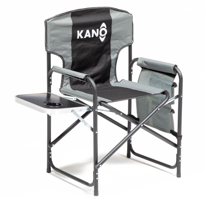 KANO - Silla de Camping Plegable Kano Puclaro con Mesa y Bolsillos