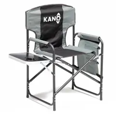 KANO - Silla de Camping Plegable Puclaro con Mesa y Bolsillos