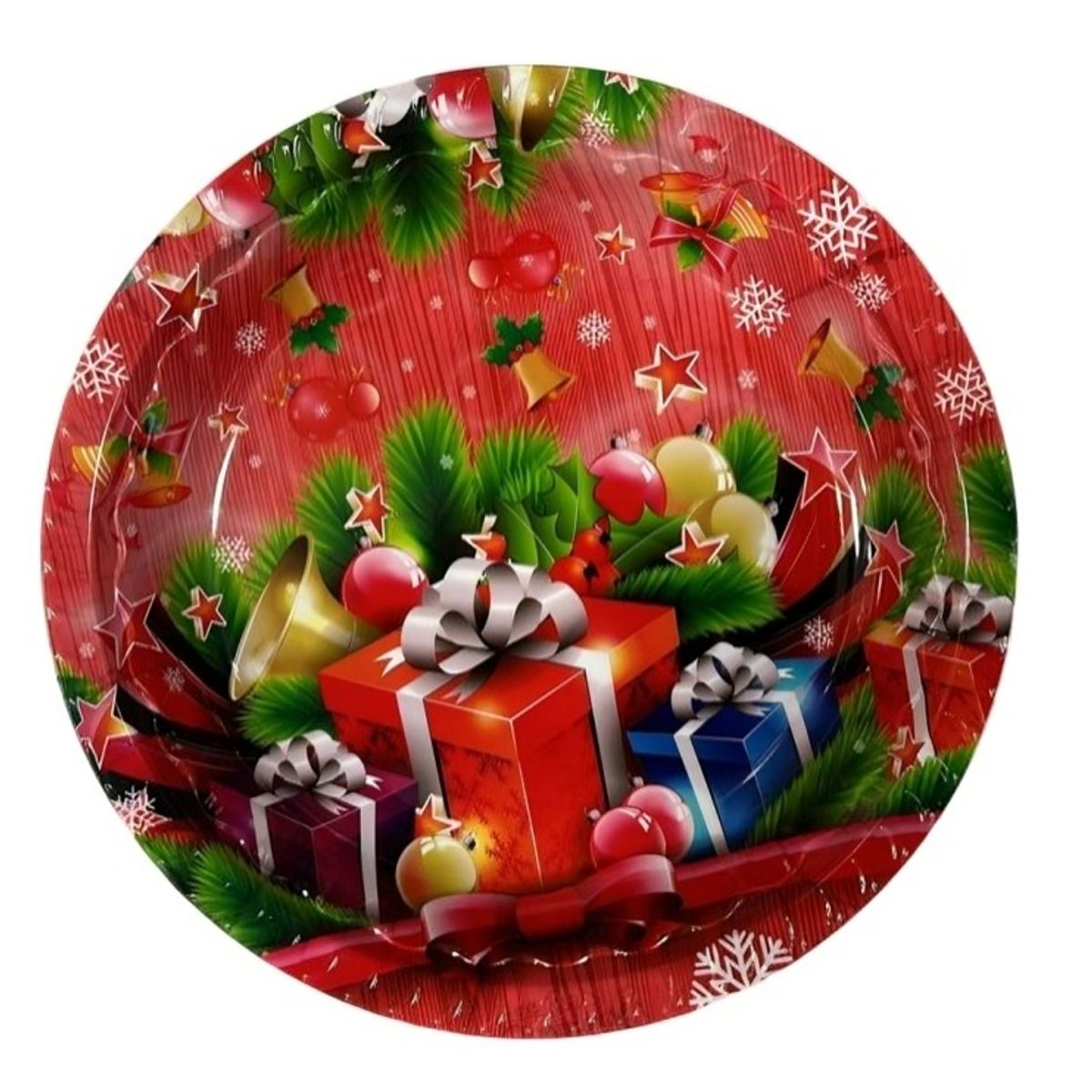 OEM - SET X 3 BANDEJA REDONDA NAVIDAD 32cmx4cm