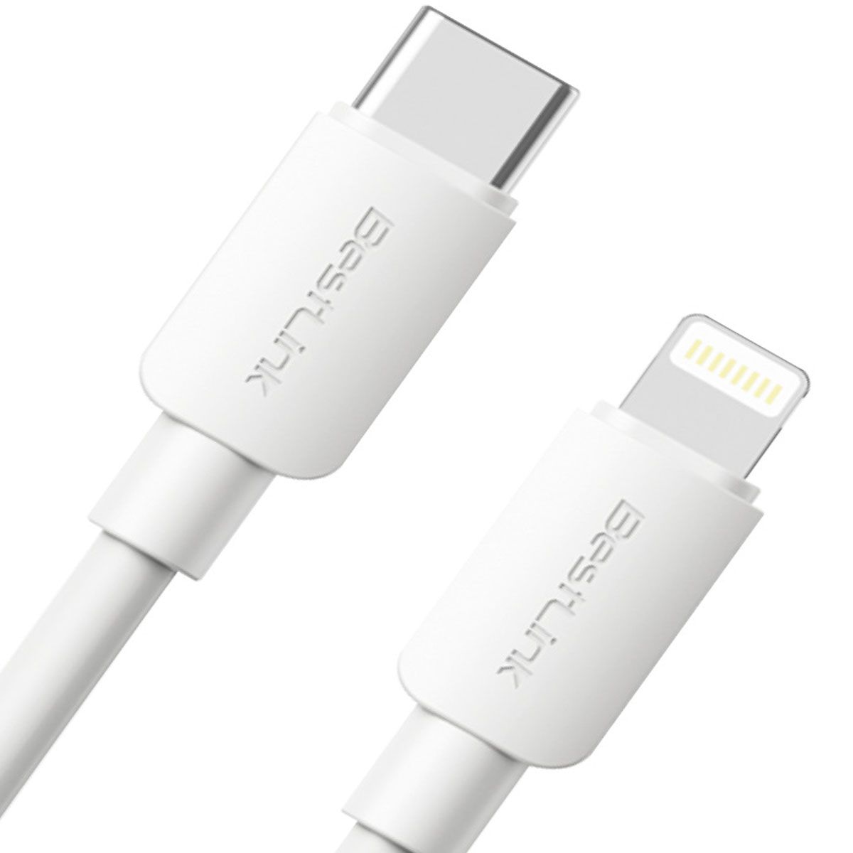 BESTLINK - Cable USB-C a Lightning para iPhone 27W Carga Rápida PD . 1 Metro.