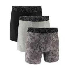 UNDER ARMOUR - Pack 3 Boxers Performance Tech hombre Gris