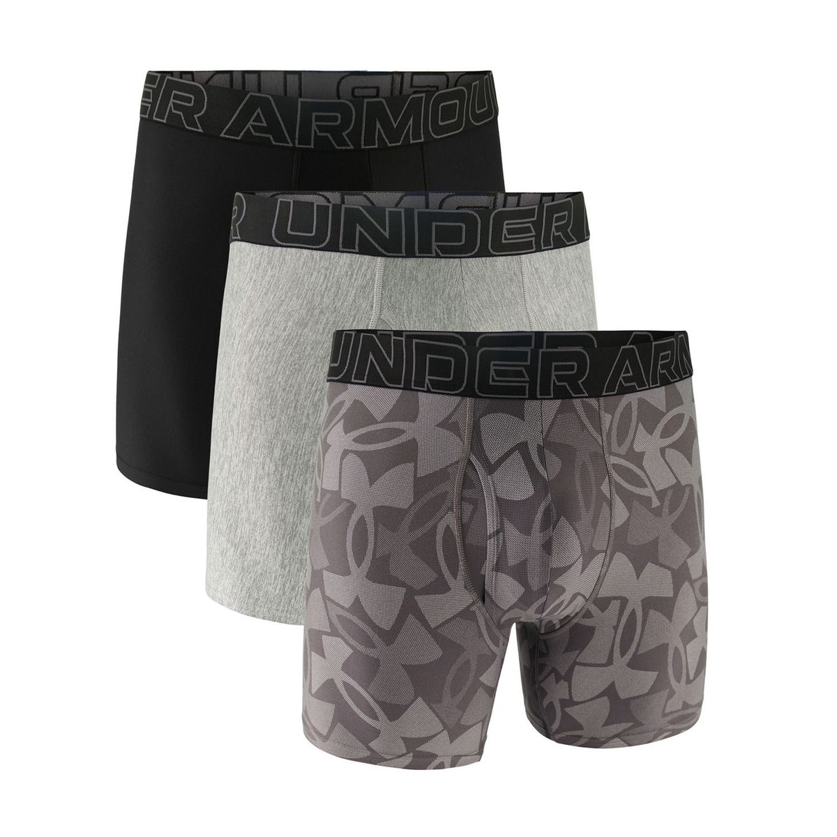 UNDER ARMOUR - Pack 3 Boxers Performance Tech hombre Gris UNDER ARMOUR