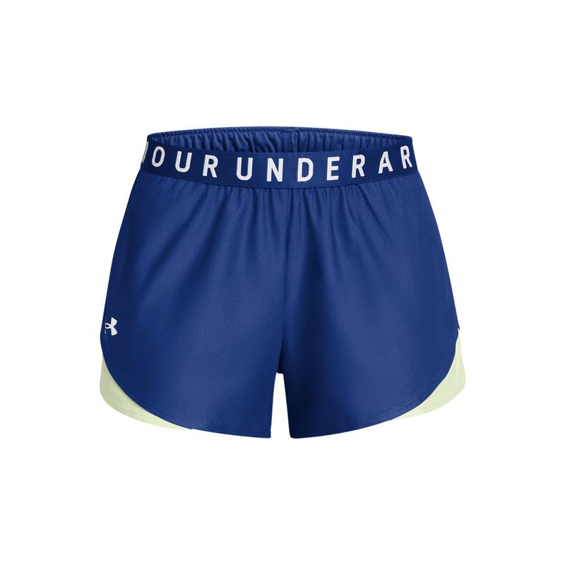UNDER ARMOUR - Shorts UA Play Up 3.0 para mujer Azul UNDER ARMOUR
