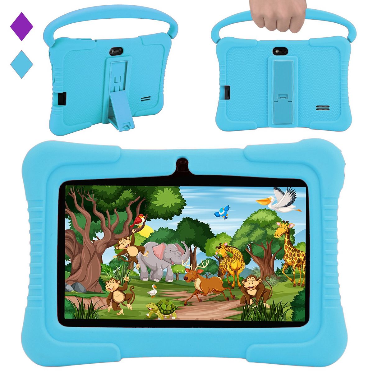 VEIDOO - Tablet Niños Veidoo con Control Parental 32GB 7 - Azul