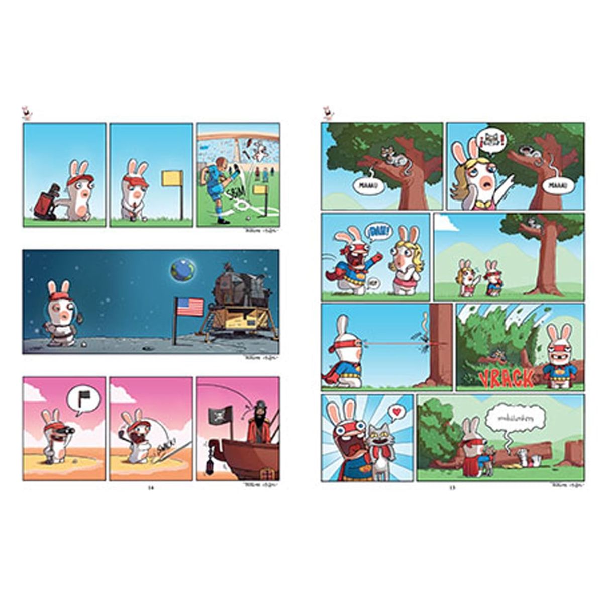 LATINBOOKS - Libro RABBIDS - LOS CONEJOS CRETINOS - 1 Bwaaaah