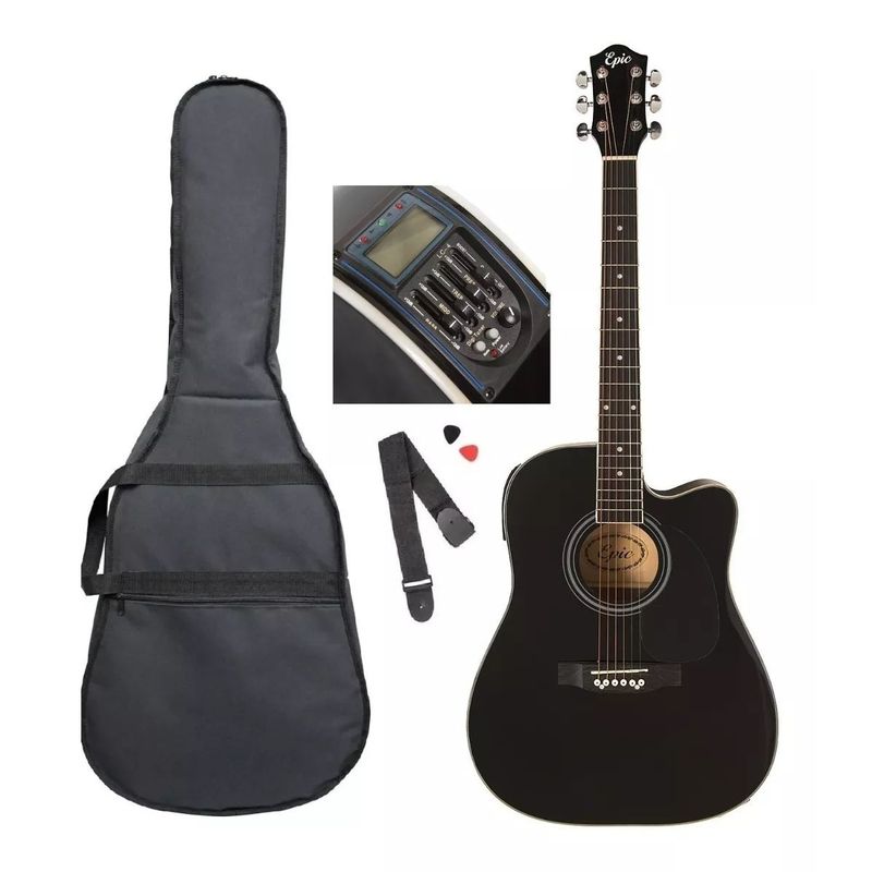 GENERICO - Guitarra Electroacustica Cutaway Epic Ea41 Abeto 21 Trastes