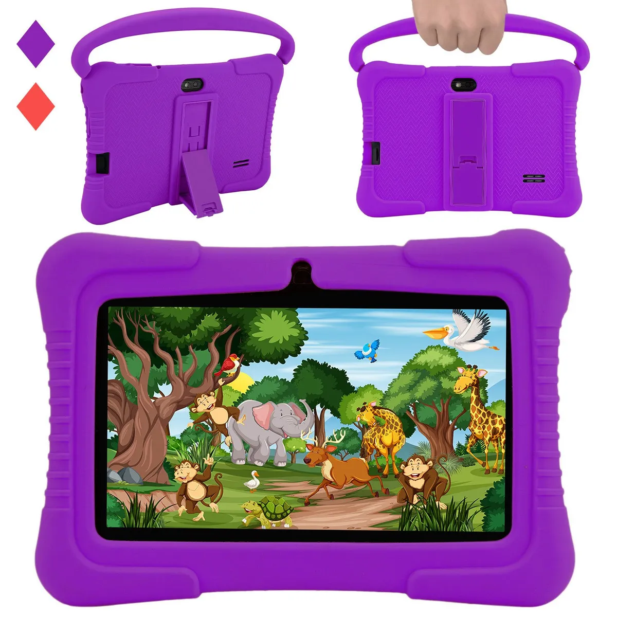 VEIDOO - Tablet Niños Veidoo con Control Parental 32GB 7 - Morado