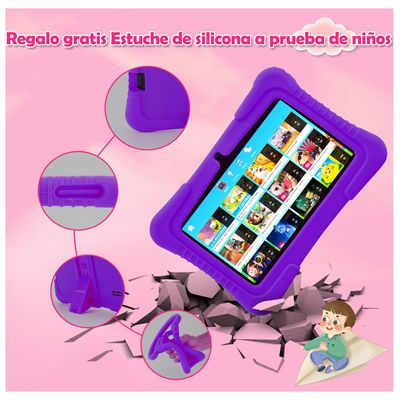 Imagen 2 del producto Tablet Niños con Control Parental 32GB 7 - Morado