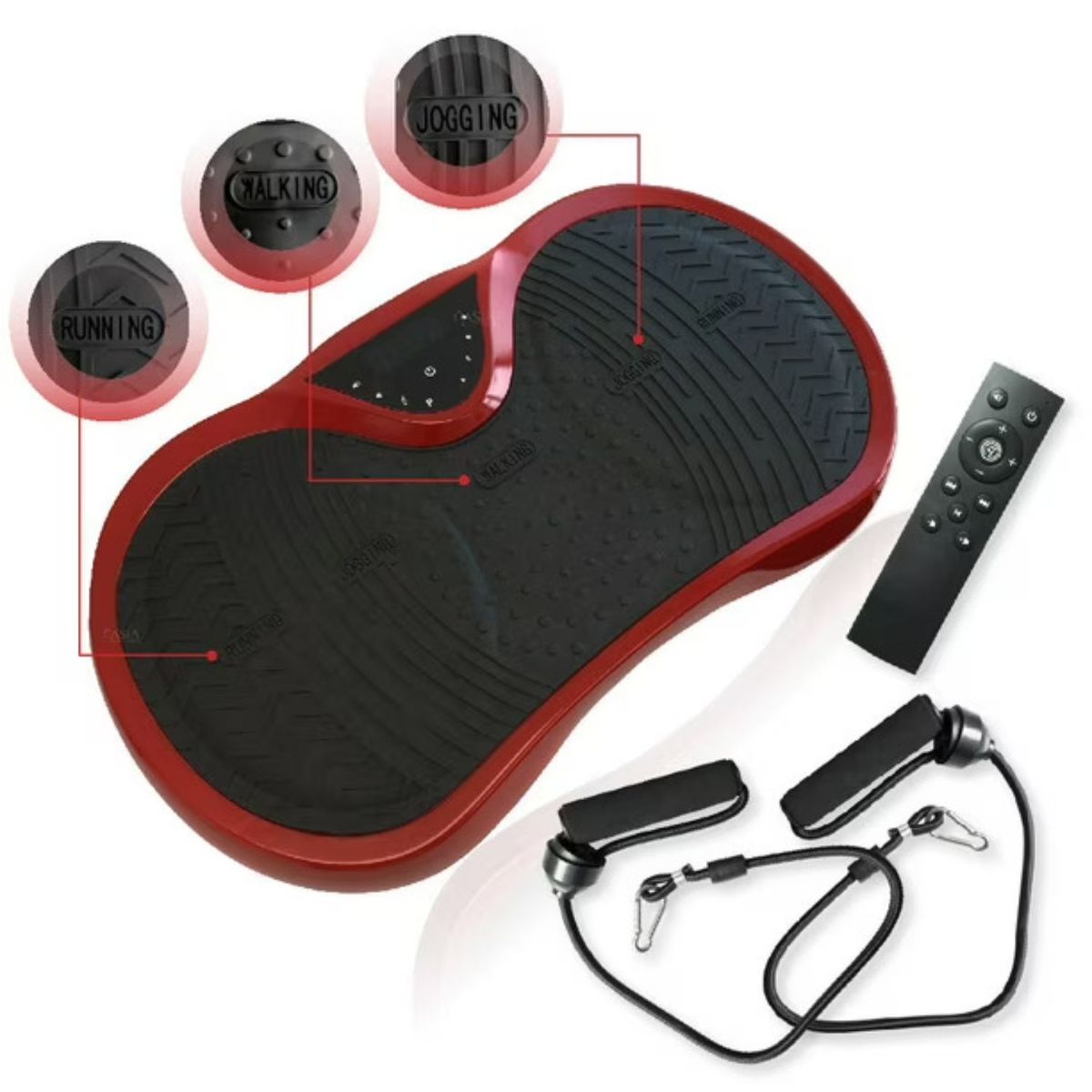 PWRFITNESS - Plataforma Vibratoria Roja PV200