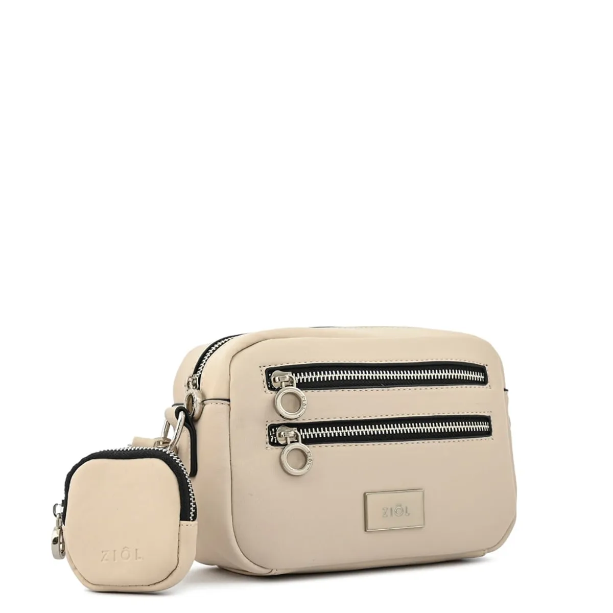ZIOL - Cartera bandolera pequeña luzmaria beige