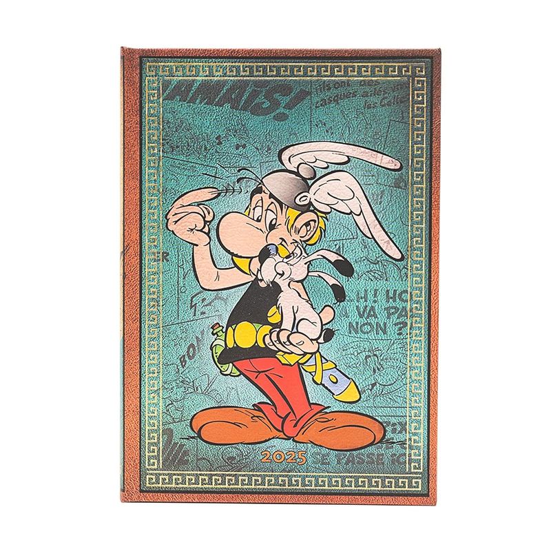 PAPER BLANKS - Agenda 2025 Asterix El Galo Midi Vista Semana Tapa Dura