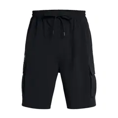 UNDER ARMOUR - Shorts cargo UA Vibe para hombre Negro