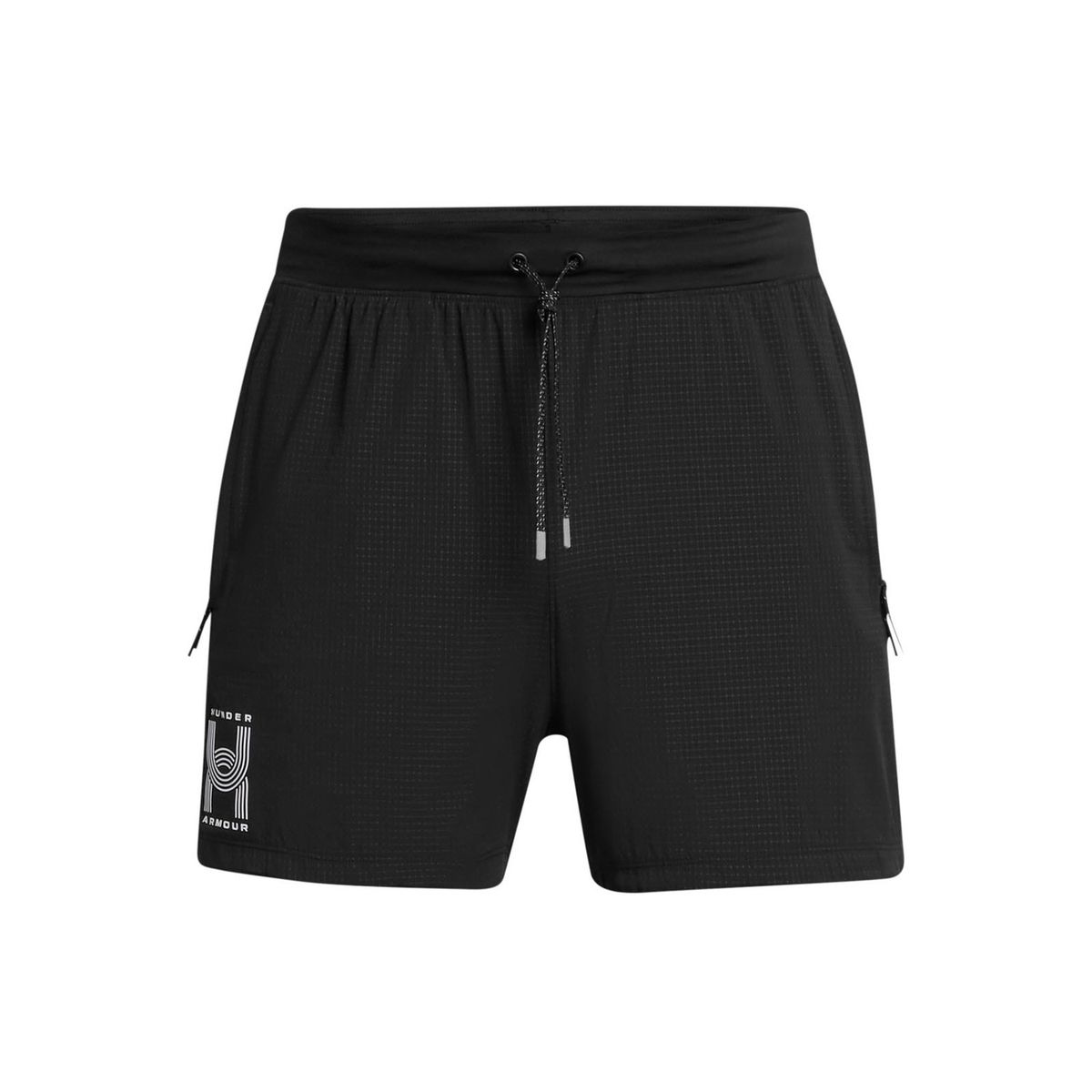 UNDER ARMOUR - Shorts UA Launch para hombre Negro UNDER ARMOUR