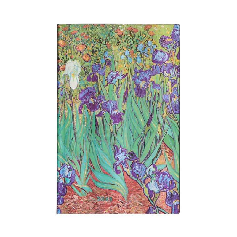PAPER BLANKS - Agenda 2025 Lirios De Van Gogh Maxi Vista Semana T.Blanda