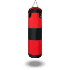 PWRFITNESS - Saco de Box colgante Rojo 120 cm