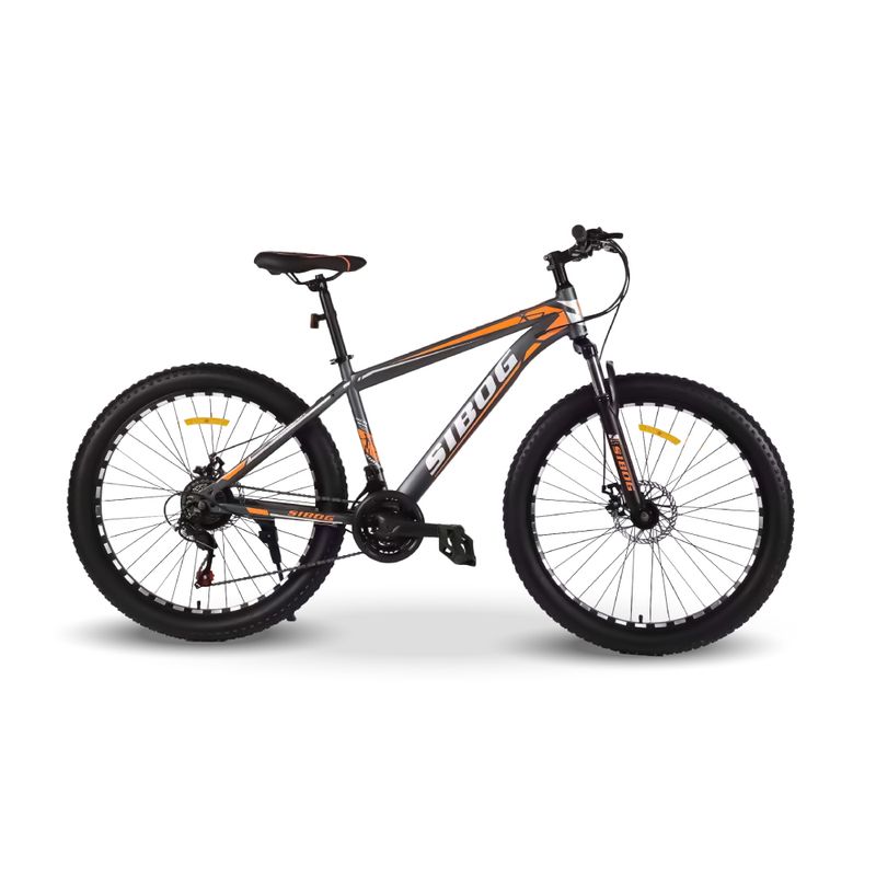 SIBOG - Bicicleta Mountain Bike Aluminio Aro 27,5 Naranja