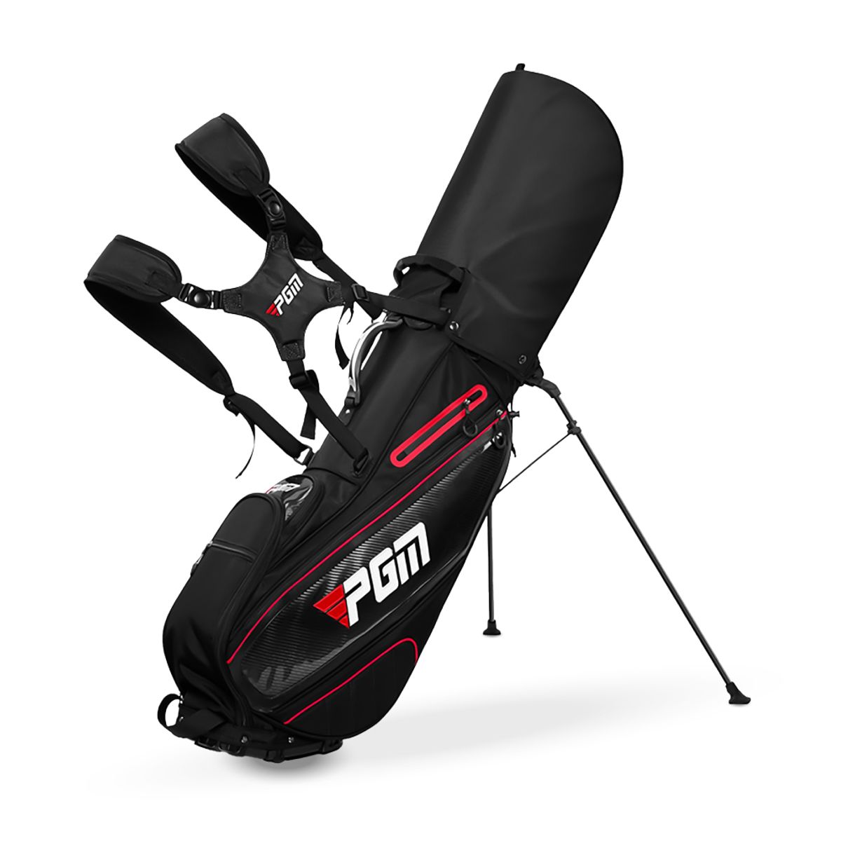 PWRFITNESS - Bolso de Golf PGM Premium con Trípode y Correa Doble