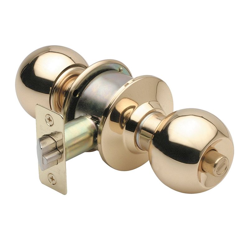 YALE - Cerradura Cilíndrica Pomo YALE Oficina Dormitorio Bronce