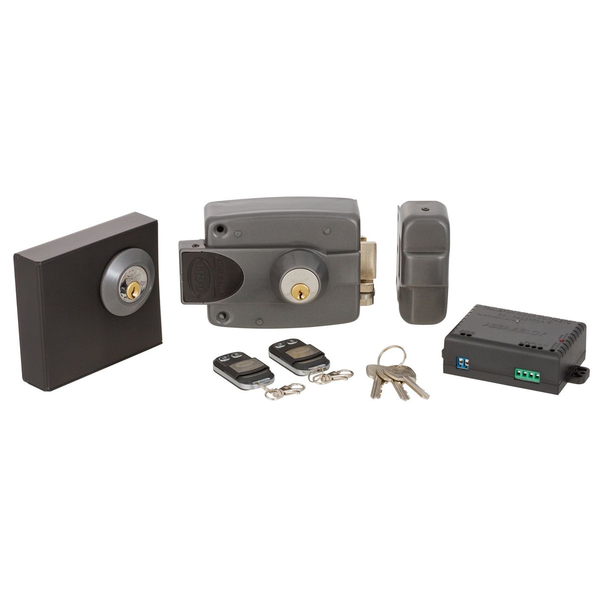 Kit Cerradura Eléctrica Poli 3010 con Control Remoto, marca POLI - Foto Principal