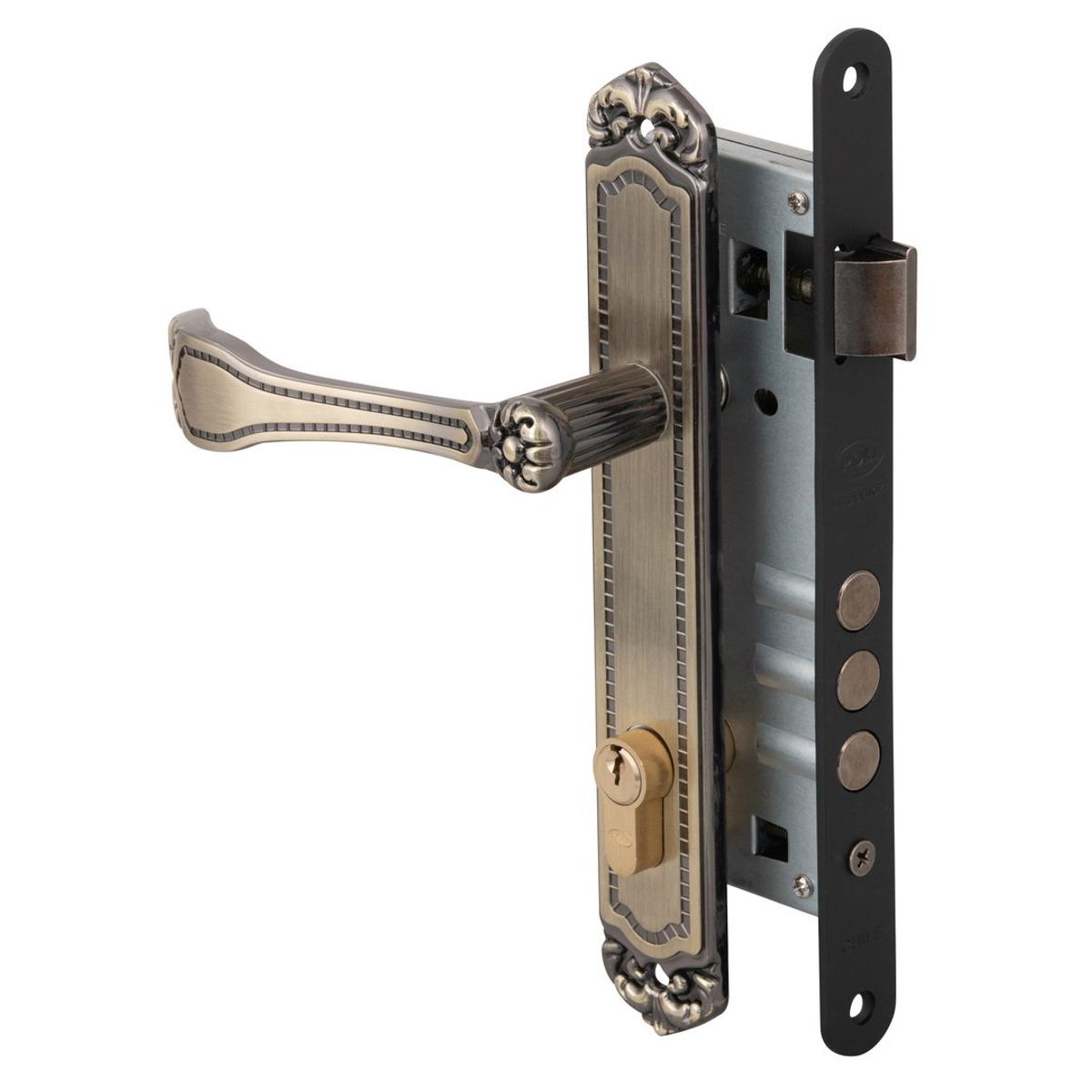 POLI - Cerradura Embutida Barroca B40 Acc 1/2