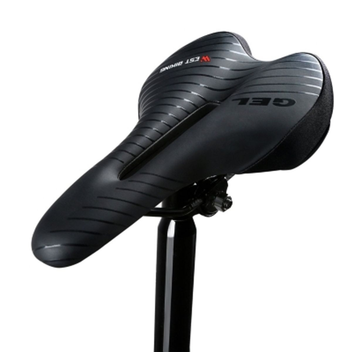 GENERICO - Sillín Gel Antiprostático con Luz  Asiento Bicicleta