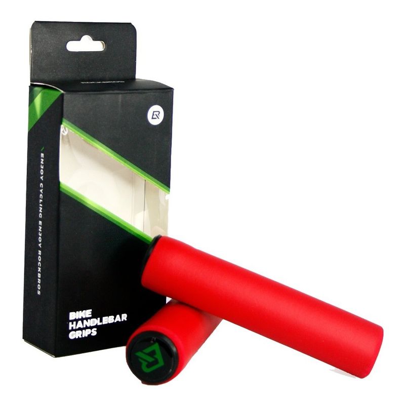 ROCKBROS - Puños Rockbros De Silicona, Bicicleta Mtb Bmx Grips