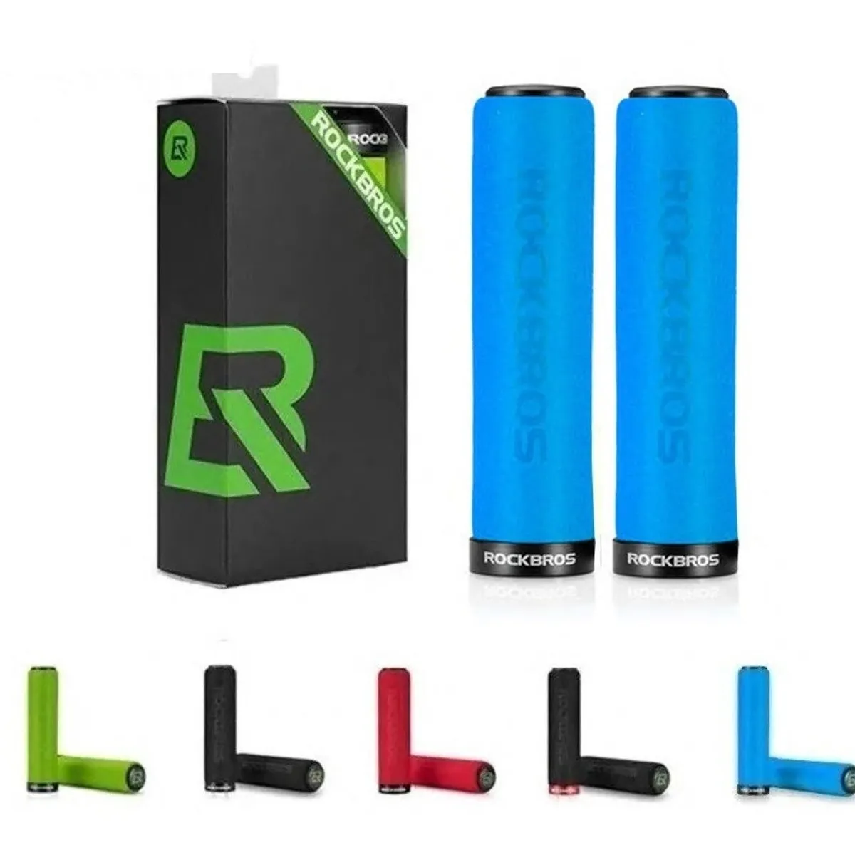 ROCKBROS - Puños Rockbros Con Lock Bicicleta Mtb Bmx Grips Empuñadura