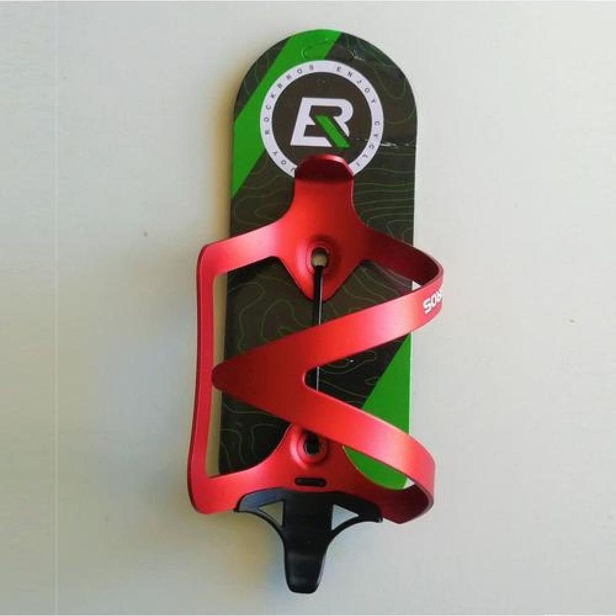 GENERICO - Porta Caramañola Carga Lateral Rockbros, Bicicleta, Botella - Rojo