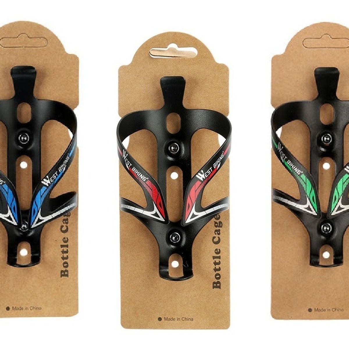WEST BIKING - Porta Caramañola De Aluminio 27gr Bicicleta Botella