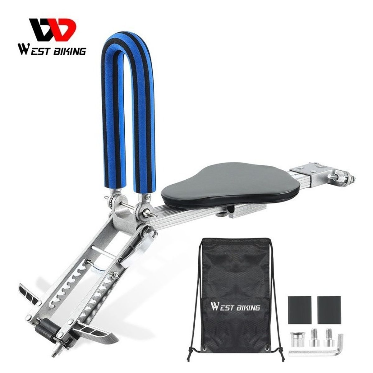 WEST BIKING - Asiento De Niño Para Bicicleta Desmontable Ergonómico