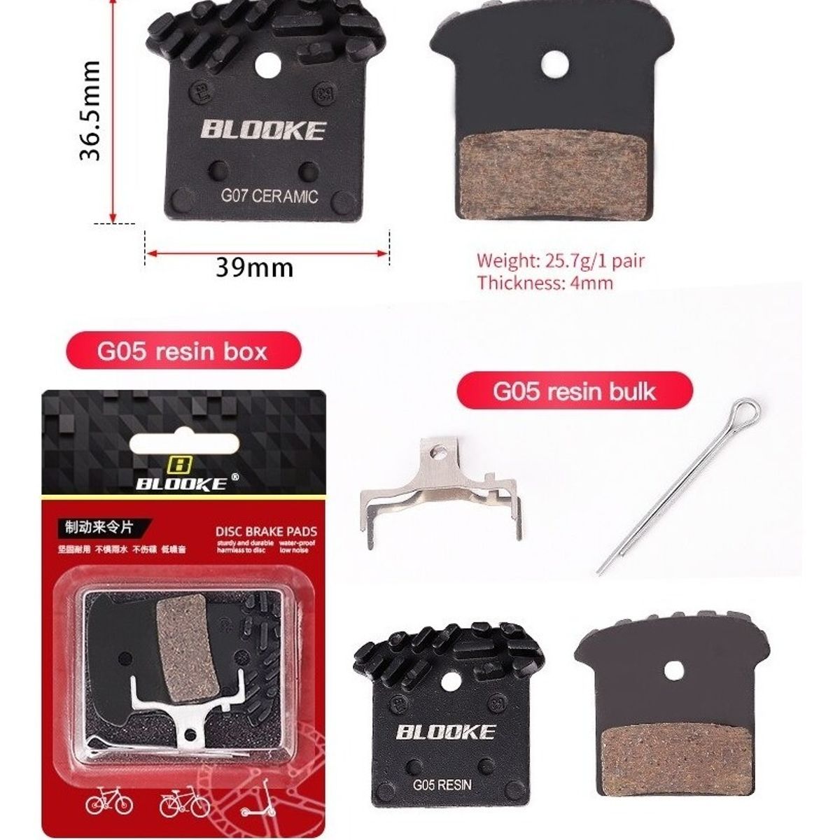 GENERICO - Pastilla Con Disipador Alternativa Shimano J03a/j04c Xtr Xt