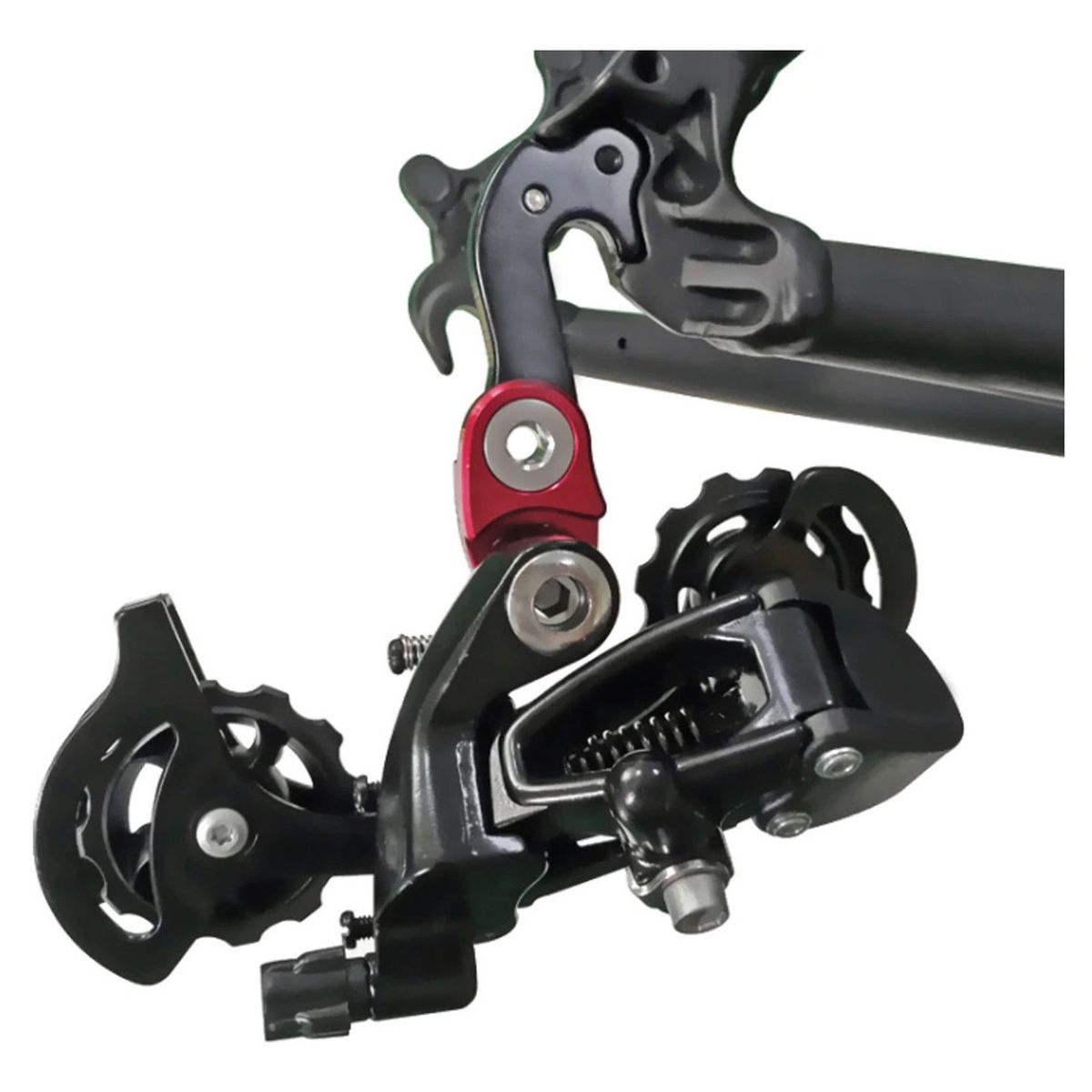GENERICO - Extensor De Pata De Cambio, Desviador Alargador Mtb Y Ruta - Rojo