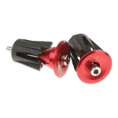 GENERICO - Tapas De Aluminio Para Manillar, Tapones Manubrio Bicicleta