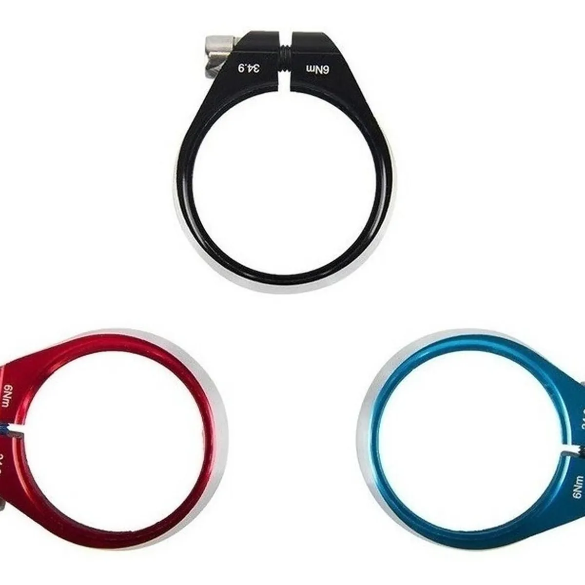 GENERICO - Collarín 31,8 Mm / 34.9 Mm Con Perno, Bicicleta Sillín Tija