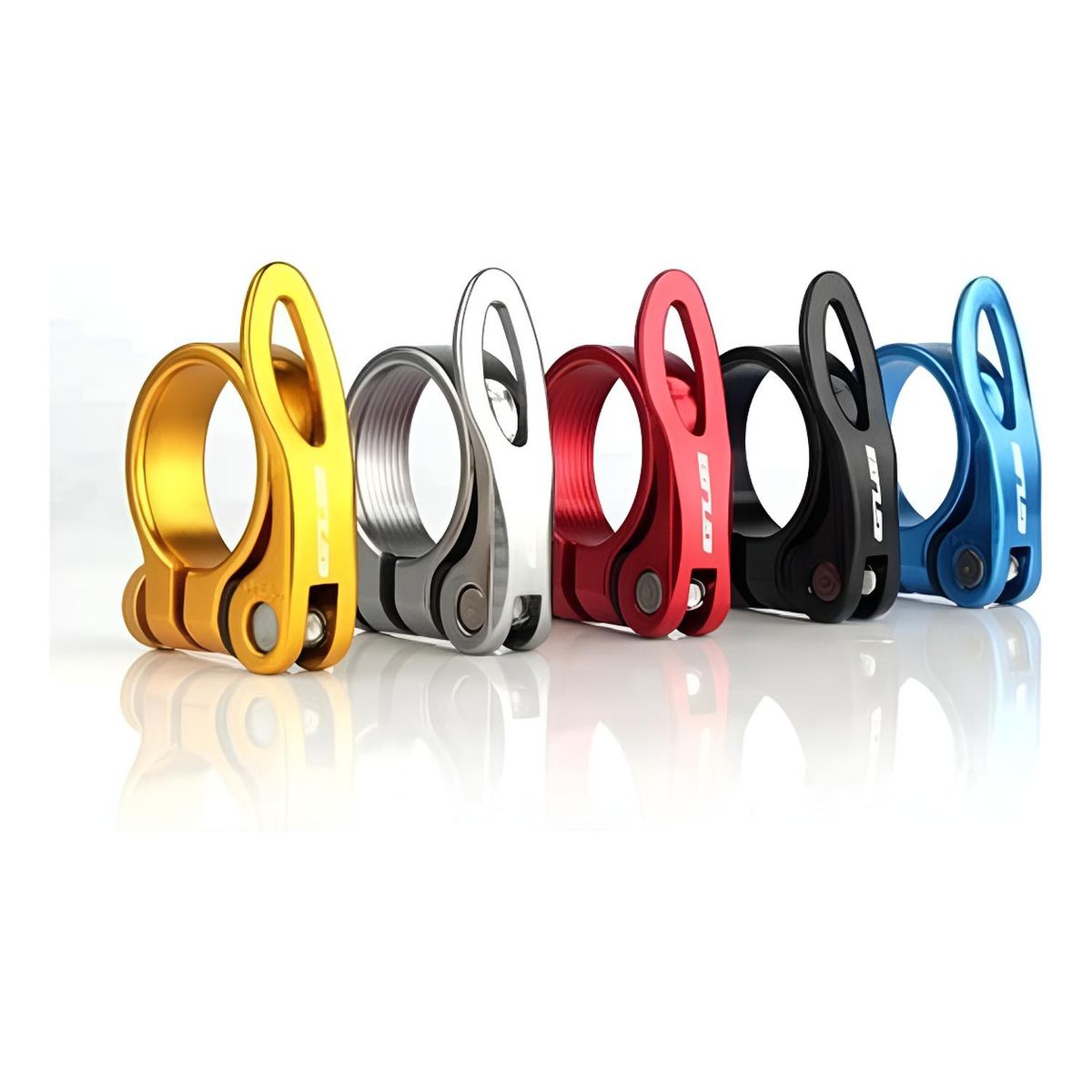 GUB - Collarín Gub 34,9 Mm Con Bloqueo Bicicleta Asiento Tija - Multicolor