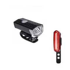 VOLCANO - Juego Luces Trasera Y Delantera Bicicleta Resistente Lluvia