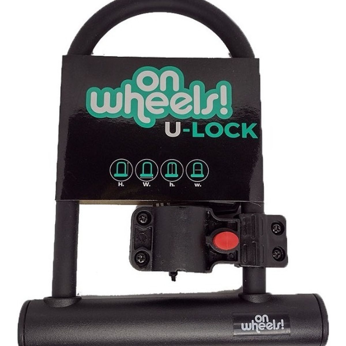 GENERICO - Candado Bicicleta Tipo U-lock Onwheels 24 Cm Con Soporte