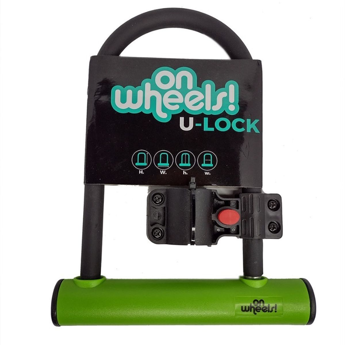 GENERICO - Candado Bicicleta Tipo U-lock Onwheels 24 Cm Con Soporte