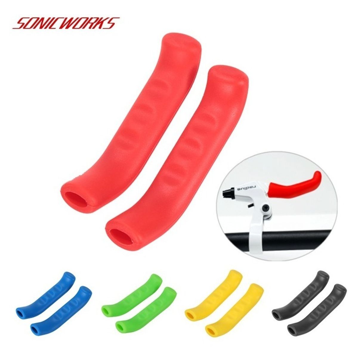 GENERICO - Funda Cubre Manillas Freno Bicicleta Manetas Protector