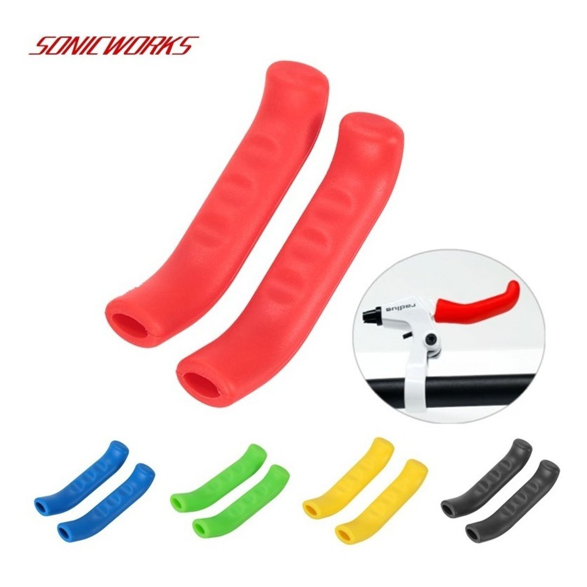 GENERICO - Funda Cubre Manillas Freno Bicicleta Manetas Protector