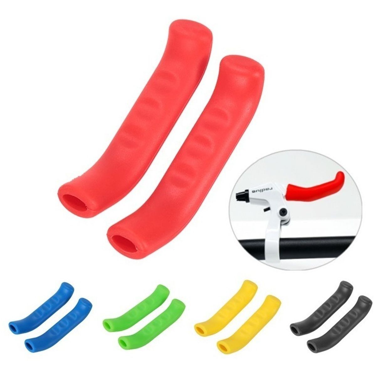 GENERICO - Funda Cubre Manillas Freno Bicicleta Manetas Protector