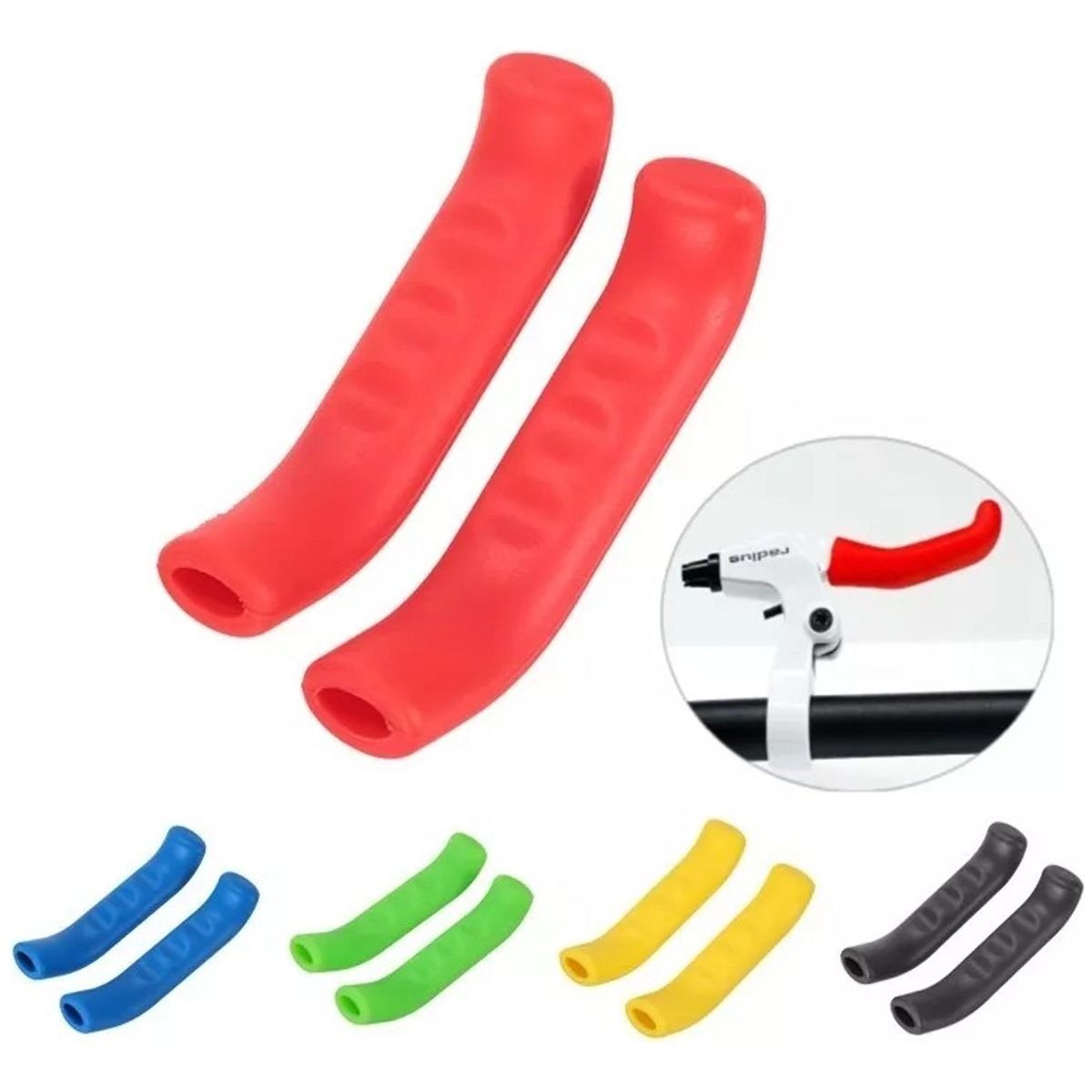 GENERICO - Funda Cubre Manillas Freno Bicicleta Manetas Protector