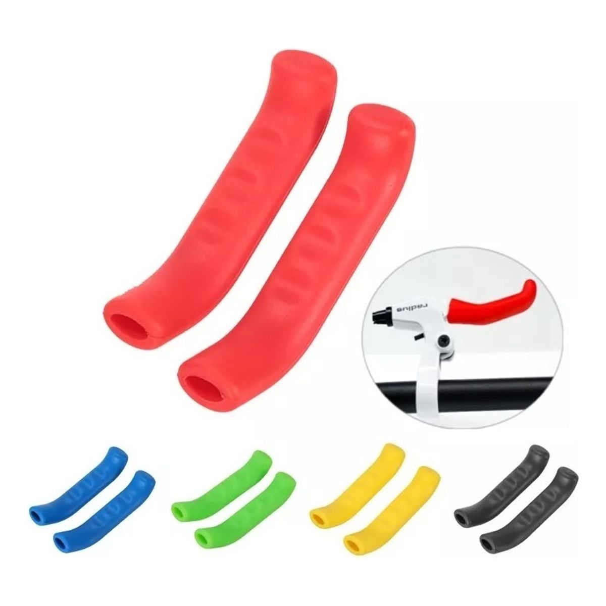 GENERICO - Funda Cubre Manillas Freno Bicicleta Manetas Protector
